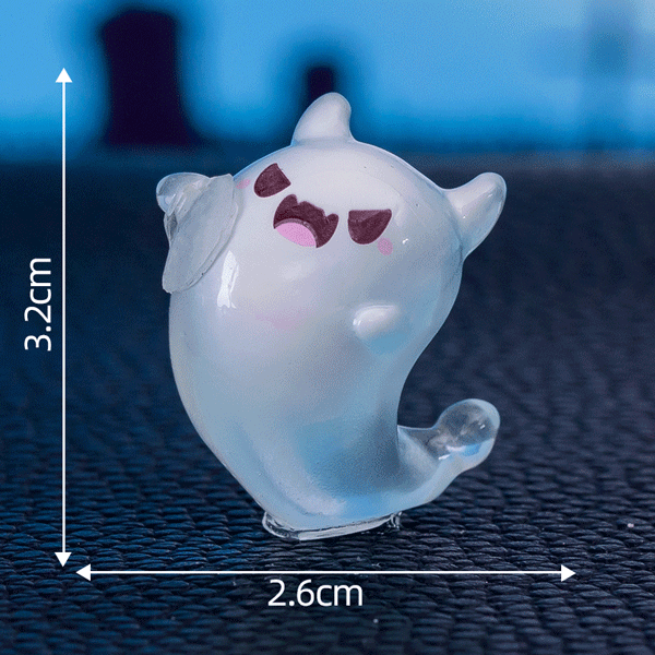🎃 Glow-in-the-Dark Mini Ghost Figures 👻