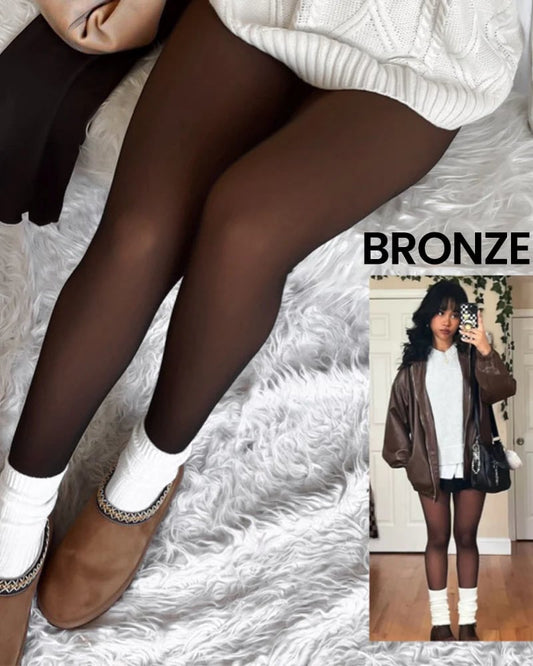 🔥LAST DAY 49% OFF👍🏻Flawless Legs Skin Toned Fleece Lined Tights