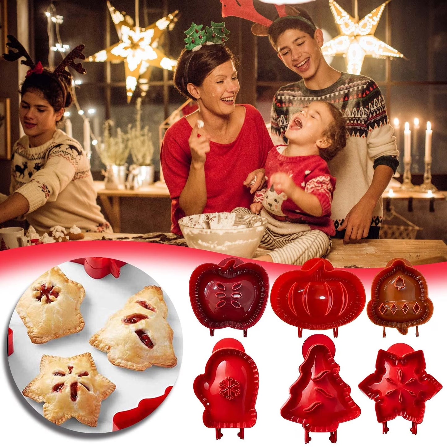 🔥Holiday Mini Pie Mold 🥧 Bake the Magic of the Season