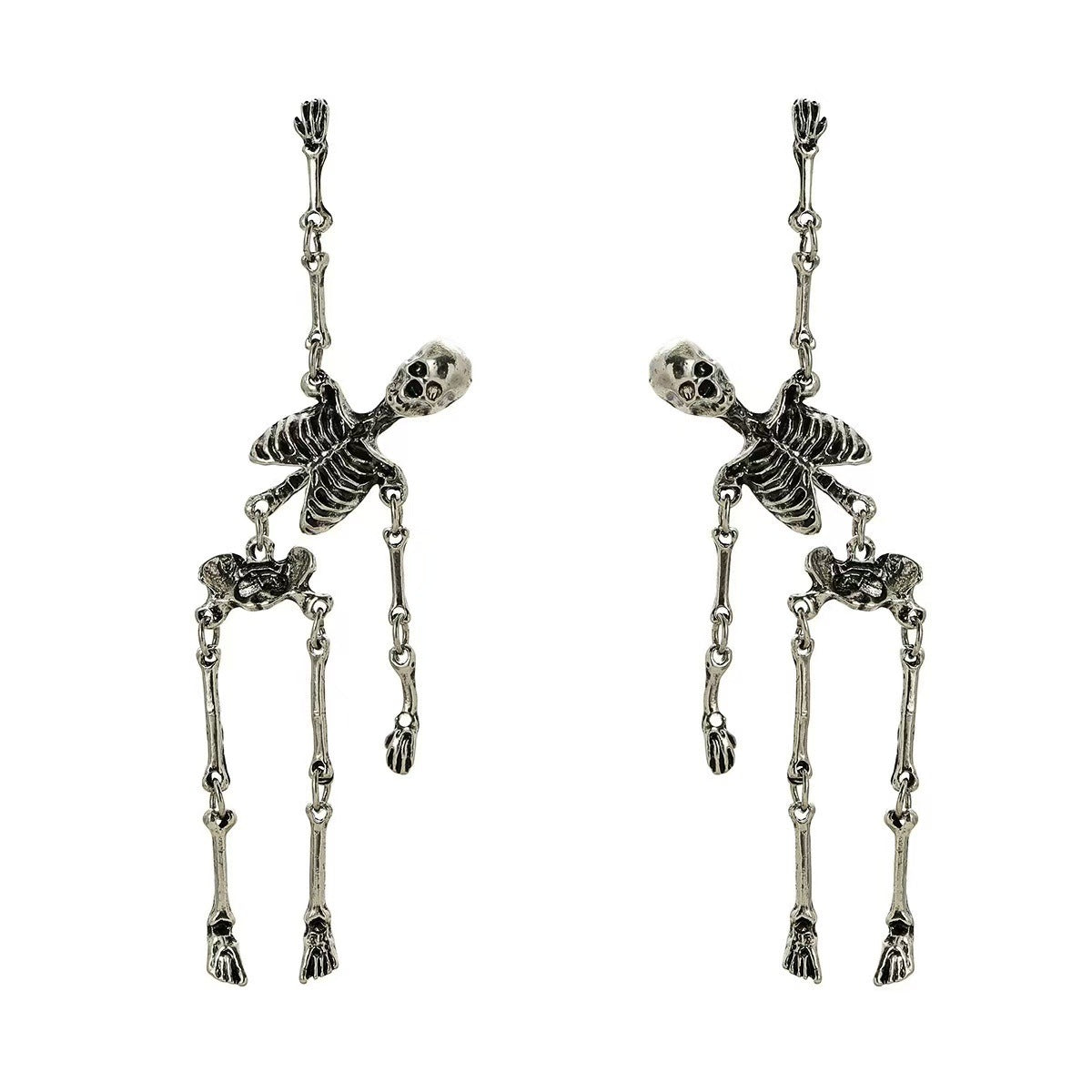 💀 Edgy Skull Earrings✨ Nickel-Free & Bold Style