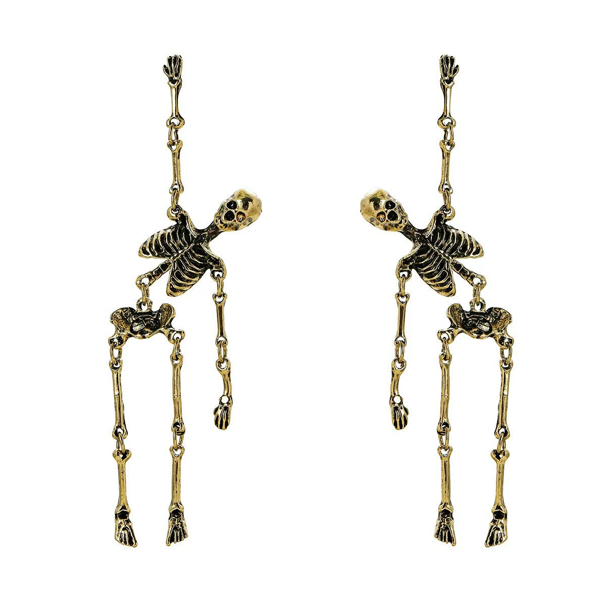💀 Edgy Skull Earrings✨ Nickel-Free & Bold Style
