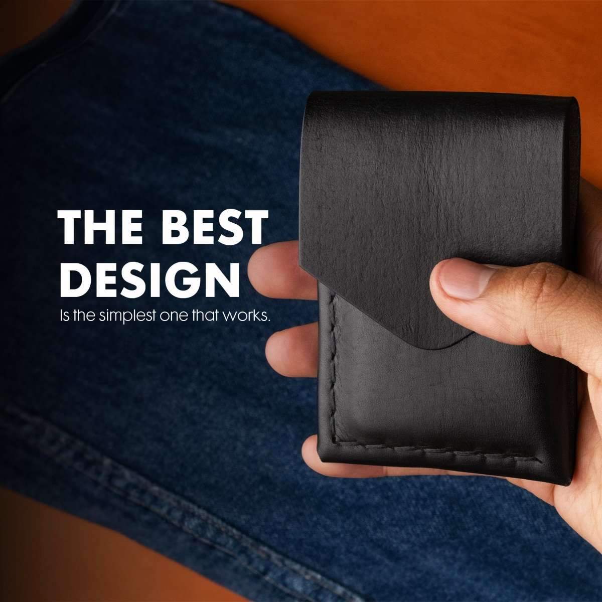 💰Oldis One: Minimalist Vertical Wallet💰-Handmade