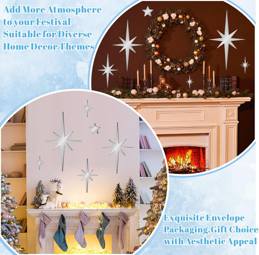 🔥Hot Sale 49% OFF✨ Mirror Star Wall Decals
