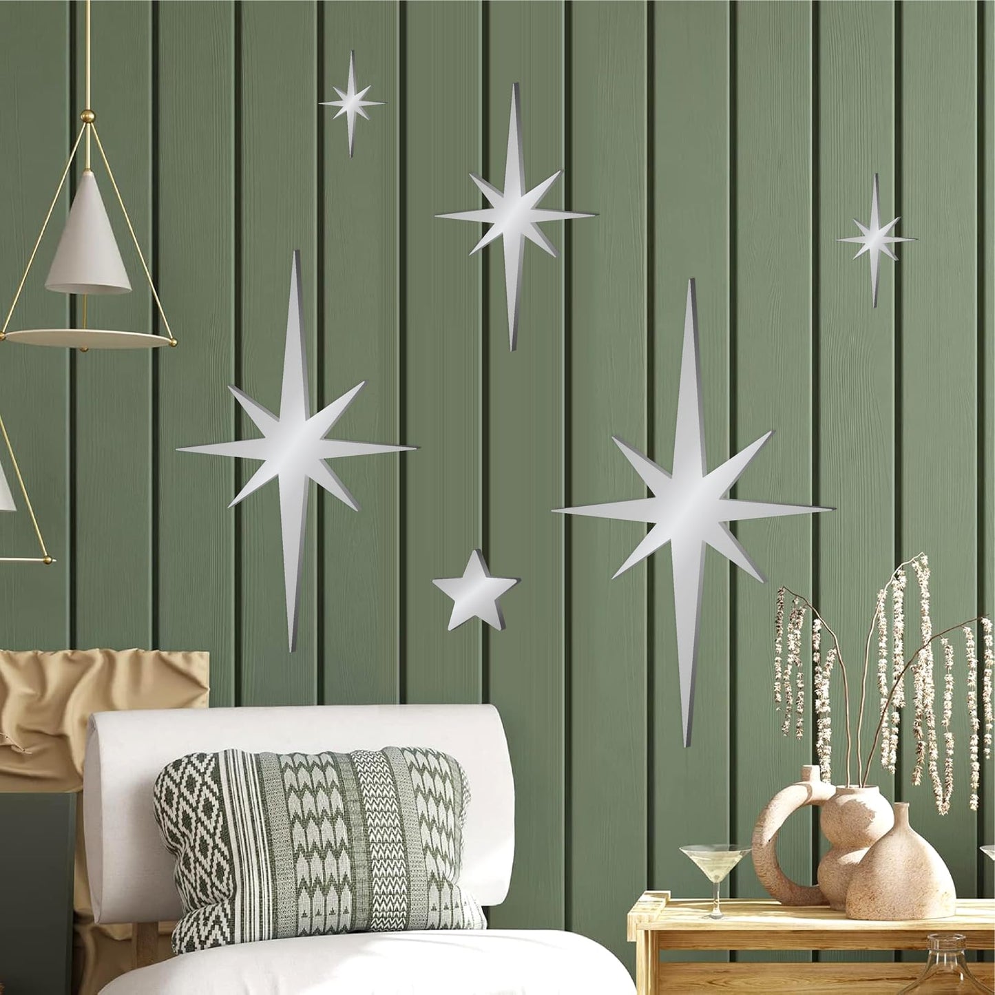 🔥Hot Sale 49% OFF✨ Mirror Star Wall Decals