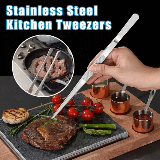 🔥 Stainless Steel Kitchen Tweezers
