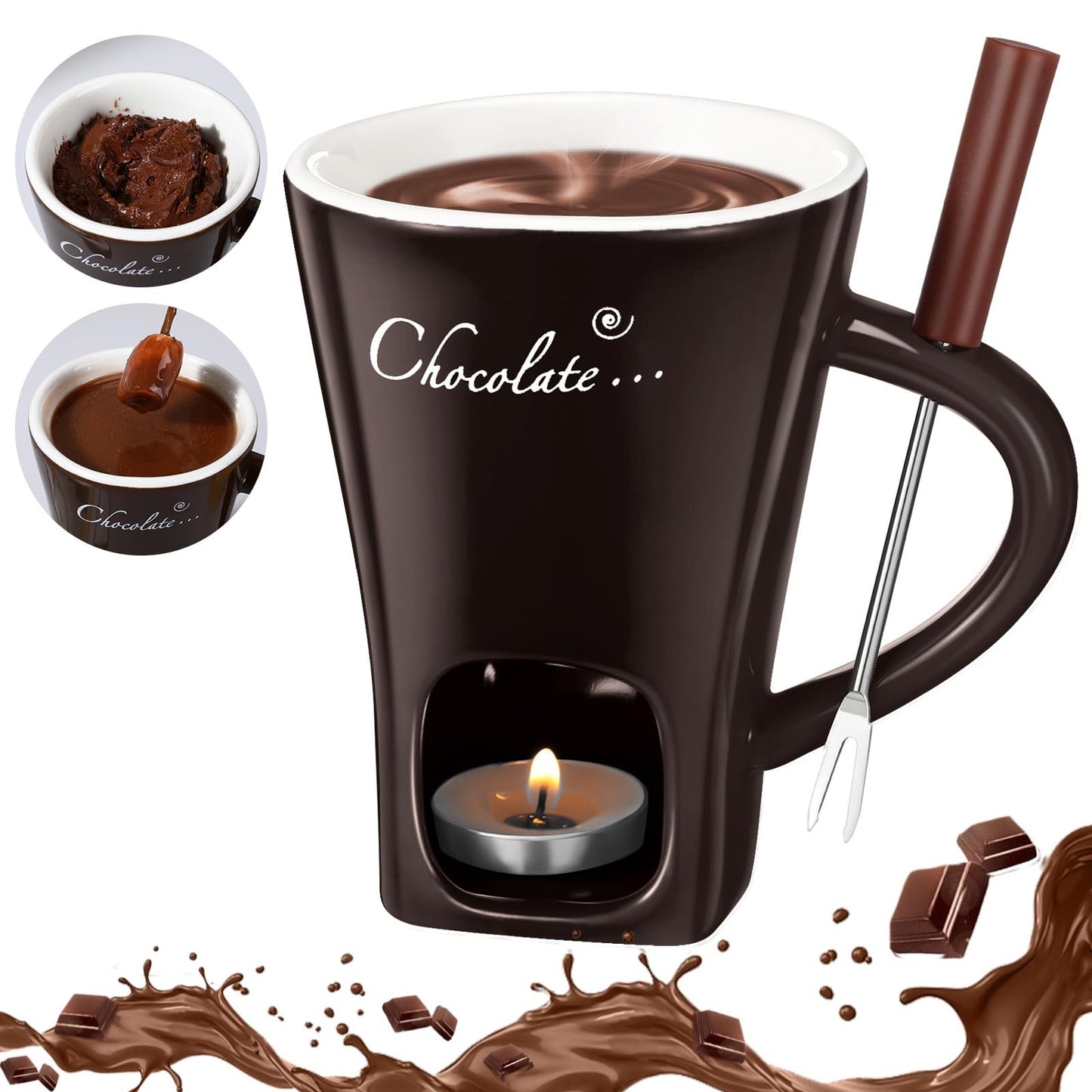 🔥LAST DAY SALE 49% OFF✨Chocolate Fondue Mug Set