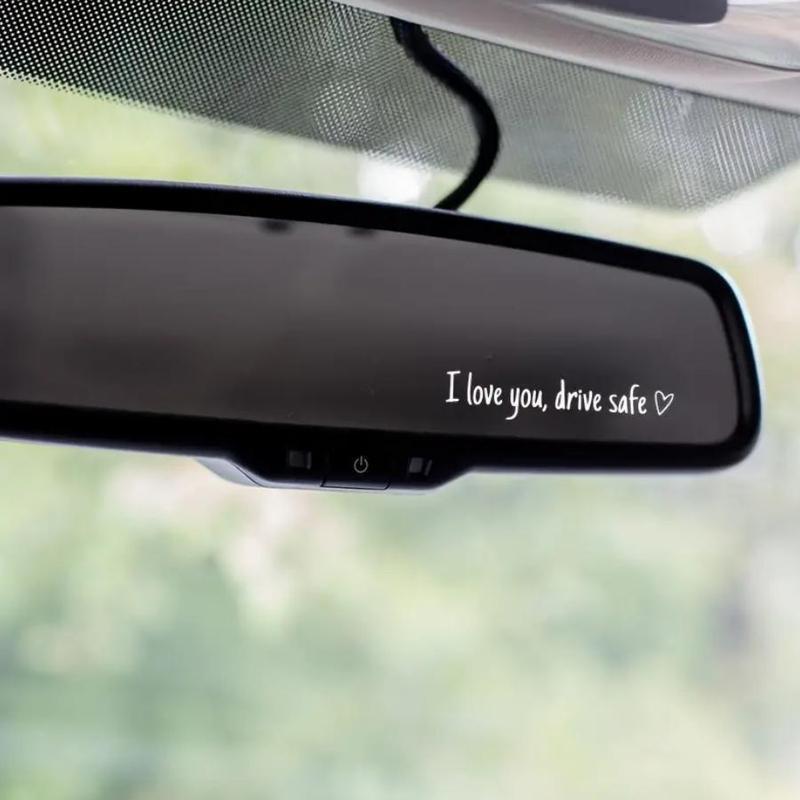2PCS Car Rearview Mirror Sticker