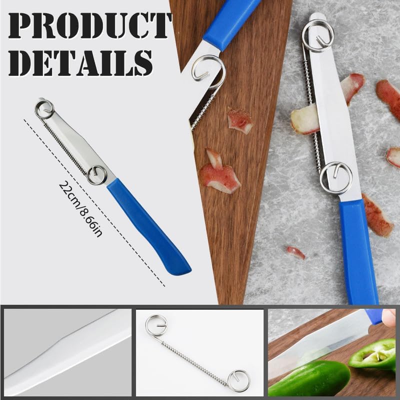 🥕 3-in-1 Adjustable Veggie & Fruit Peeler Slicer 🍎