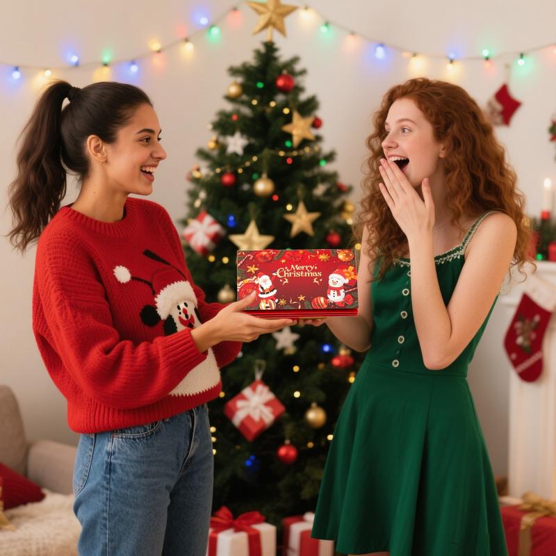 🎅💸 Christmas Cash Envelope with Money Clip